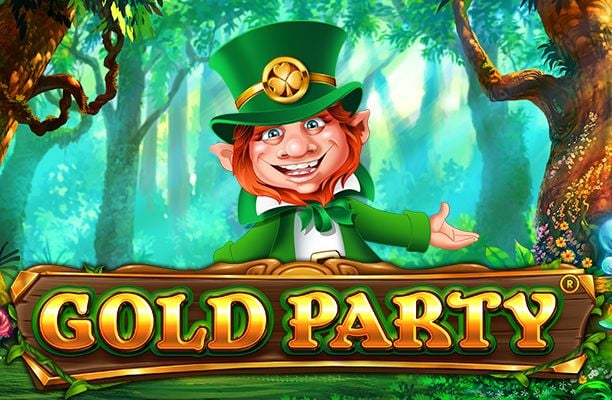 slot Gold Party, Pragmatic Play, sorte irlandesa, jackpot, dinheiro respin, copy reels, duende.